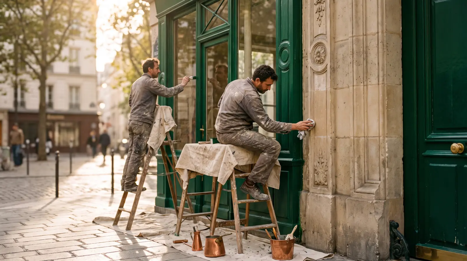 Artisans restaurant une devanture ancienne en gardant la pierre d’origine, image d’une refonte de site