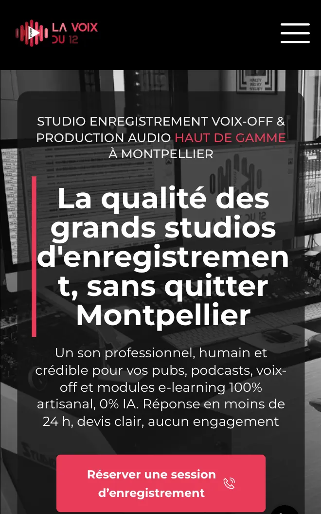 Aperçu Studio La Voix du 12